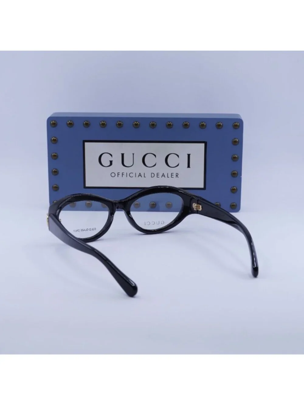 Gucci GG1405O 001 Cat Eye Eyeglasses 51mm - Black